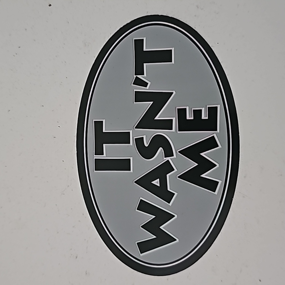 10/$25 vintage 90s y2k it wasn't me sticker